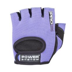 Rękawiczki na siłownię POWER SYSTEM Pro GRIP. Fioletowe rękawiczki męskie POWER SYSTEM, bez wzorów. Za 29.00 zł.