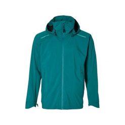 Wodoodporna kurtka Basil skane. Zielone kurtki męskie BASIL, l, bez wzorów, z materiału, z kapturem, rowerowe. Za 489.90 zł.