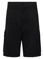 HUGO Szorty materiałowe Craysen 50556891 Czarny Straight Fit. Czarne szorty męskie Hugo, bez wzorów, z bawełny. Za 499.99 zł.