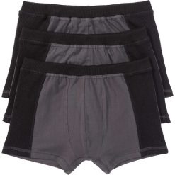 Torebka do ręki bonprix srebrny kolor - kremowo-czarny. Szare bokserki męskie bonprix, bez wzorów, bez dodatków. Za 79.99 zł.
