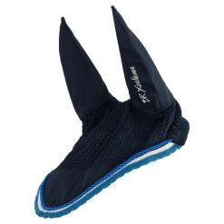 Krótka czapka dla konia BR Equitation Xcellence. Niebieskie czapki damskie BR, bez wzorów, z bawełny. Za 184.00 zł.