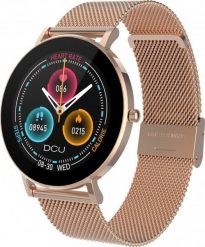Smartwatch DCU Tecnologic Boulevard Różowe złoto (S0453622). Czerwone zegarki smartwatch dcu tecnologic, bez wzorów. Za 419.35 zł.
