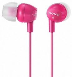 Sony MDR-EX15LP Różowe. Czerwone słuchawki douszne SONY. Za 49.00 zł.
