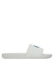Calvin Klein Jeans Klapki Slide Jelly Mono Pu YM0YM01281 Szary. Szare klapki męskie Calvin Klein Jeans, bez wzorów, z jeansu, bez zapięcia. Za 119.99 zł.