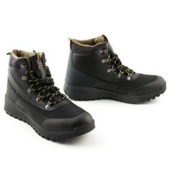 Buty trekkingowe męskie Fila Hikebooster Mid. Czarne buty sportowe męskie Fila, z materiału, bez zapięcia. Za 230.00 zł.