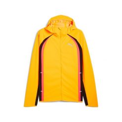 Kurtka wodoodporna Puma Ultraweave. Brązowe kurtki męskie Puma, l, bez wzorów, z materiału, bez kaptura, do biegania. Za 393.85 zł.
