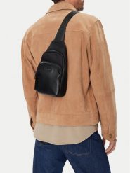 GINO ROSSI Saszetka C-GIN-E-029-05 Czarny. Czarne saszetki i nerki męskie Gino Rossi, bez wzorów, z materiału. Za 119.99 zł.