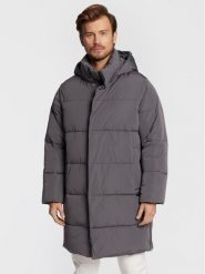 Trussardi Płaszcz zimowy Memory 52S00742 Szary Regular Fit. Szare płaszcze męskie TRUSSARDI, na zimę, m, bez wzorów, z syntetyku, bez kołnierzyka, bez kaptura. Za 2,339.00 zł.