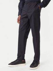 BOSS Spodnie materiałowe C-Perin 50555842 Granatowy Slim Fit. Niebieskie spodnie materiałowe męskie Boss, bez wzorów, z materiału. Za 749.99 zł.