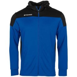 Bluza dresowa z kapturem i zamkiem błyskawicznym Stanno Pride. Czarne bluzy damskie STANNO, xl, bez wzorów, z dresówki, eleganckie, bez ramiączek, z kapturem. Za 253.50 zł.
