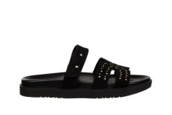 Klapki Yokono Morena-128 Serraje Negro, Czarny, Skóra naturalna - 40. Czarne klapki damskie Yokono, bez wzorów, z materiału, eleganckie, bez obcasa, na płaskiej podeszwie, bez zapięcia. W wyprzedaży za 152.10 zł.