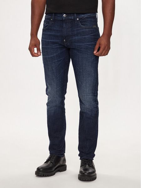 G-Star Raw Jeansy Revend FWD D20071-C051 Granatowy Skinny Fit. Niebieskie jeansy męskie G-Star Raw, z bawełny, retro. Za 359.99 zł.