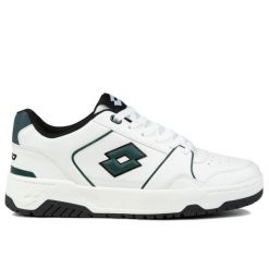 Buty męskie sportowe do chodzenia Lotto BOXSCORE. Białe buty sportowe męskie Lotto, bez wzorów, bez zapięcia, trekkingowe. Za 149.00 zł.