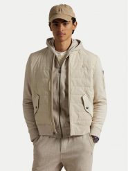 Polo Ralph Lauren Kurtka bomber 710900848004 Beżowy Regular Fit. Brązowe kurtki męskie Polo Ralph Lauren, m, bez wzorów, z syntetyku, bez kaptura. W wyprzedaży za 889.99 zł.
