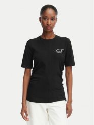 Calvin Klein Jeans T-Shirt LV047G808G Czarny Slim Fit. Czarne t-shirty damskie Calvin Klein Jeans, xxl, bez wzorów, z bawełny, bez kołnierzyka, bez ramiączek. Za 209.99 zł.