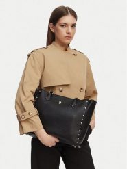 U.S. Polo Assn. Torebka BIUXT8894WVP Czarny. Czarne shopperki damskie U.S. Polo Assn., bez wzorów, ze skóry, bez dodatków. Za 164.99 zł.