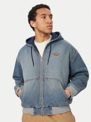 Adidas Kurtka jeansowa KE0131 Niebieski Loose Fit. Niebieskie kurtki męskie Adidas, m, bez wzorów, z bawełny, bez kaptura. Za 439.99 zł.