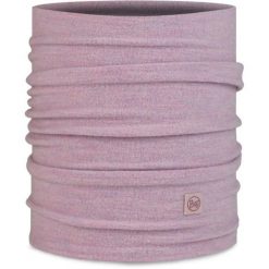 Komin sportowy unisex Buff® Merino Fleece Lilac Sand z wełny merynosów. Czerwone szaliki męskie Buff, bez wzorów, z wełny. Za 169.99 zł.