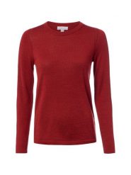 Brookshire Sweter z dzianiny merino Kobiety Wełna pomarańczowy, XL. Brązowe swetry nierozpinane damskie brookshire, xl, bez wzorów, z dzianiny, klasyczne, bez kołnierzyka, bez ramiączek. Za 249.95 zł.