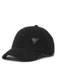 Guess Czapka z daszkiem V6YZ06 W3269 Czarny. Czarne czapki damskie Guess, z aplikacjami, z poliesteru. Za 174.99 zł.