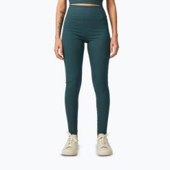 Legginsy Girlfriend Collective Rib. Zielone legginsy damskie GIRLFRIEND COLLECTIVE, bez wzorów. Za 239.99 zł.