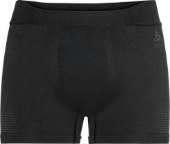 Bokserki męskie Odlo Boxer PERFORMANCE SPORTS WARM ECO. Czarne bokserki męskie ODLO, bez wzorów, z elastanu. Za 219.99 zł.