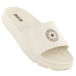 Klapki damskie basenowe plażowe na platformie czarne Big Star TT274A044. Czarne klapki damskie BIG STAR, bez wzorów, z materiału, retro, bez obcasa, na platformie, bez zapięcia. Za 79.99 zł.