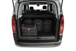 Torby Do Bagażnika Toyota Proace City Verso 2019+ 5Szt Kjust. Czarne torby podróżne damskie KJUST, bez wzorów, z kauczuku. Za 1,508.00 zł.