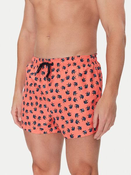 Ysabel Mora Szorty kąpielowe 90326 Koralowy Regular Fit. Pomarańczowe kąpielówki męskie ysabel mora, bez wzorów, z syntetyku. Za 99.99 zł.