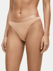 Tommy Hilfiger Stringi UW0UW06260 Beżowy. Brązowe majtki damskie Tommy Hilfiger. Za 109.99 zł.