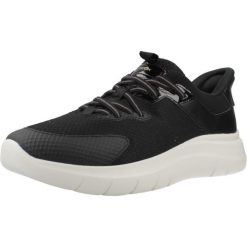 Buty GEOX D PLUMMERY PLUS Czarny. Czarne obuwie trekkingowe damskie Geox, z syntetyku, bez zapięcia. Za 350.99 zł.