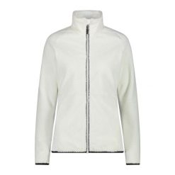 Kurtka damska CMP High Loft. Białe kurtki sportowe damskie CMP, bez wzorów, bez ramiączek, bez kaptura, trekkingowe. Za 347.00 zł.