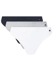 Tommy Hilfiger Komplet 3 par stringów UW0UW05752 Kolorowy. Majtki damskie Tommy Hilfiger, z bawełny. Za 99.99 zł.