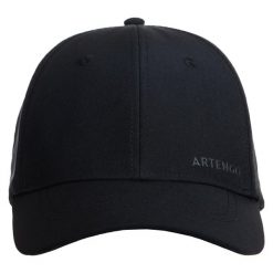 Czapka z daszkiem TENIS TC900 rozmiar 58. Czarne czapki damskie ARTENGO, bez wzorów, z elastanu, sportowe. Za 44.99 zł.