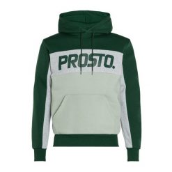 Bluza męska PROSTO Hoodie Quazz. Zielone bluzy męskie Prosto., m, bez wzorów, bez kaptura. Za 229.99 zł.