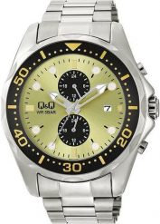 Zegarek QQ Zegarek męski QQ A43A-002P srebrny. Szare zegarki męskie Q&Q, bez wzorów, srebrne. Za 178.00 zł.