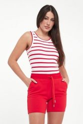 Top damski prążkowany Telma JOOP!. Topy damskie JOOP!, l, bez wzorów, prążkowane, bez kołnierzyka, bez ramiączek. Za 289.00 zł.