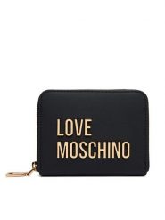 LOVE MOSCHINO Portfel JC5613PP0PKD0000 Czarny. Czarne portfele damskie Love Moschino, ze skóry. Za 399.99 zł.