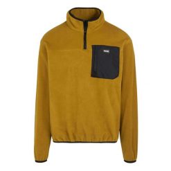 Polarowy Top Męski Suwak Do Połowy Frankie. Brązowe bluzy męskie Regatta, na zimę, m, bez wzorów, z polaru, sportowe, bez ramiączek, bez kaptura. Za 60.99 zł.
