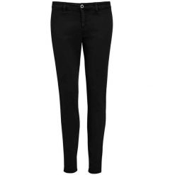 Chinosy Damskie Jules 7/8. Czarne spodnie dresowe damskie SOL'S, bez wzorów, z dresówki, casualowe. Za 218.99 zł.