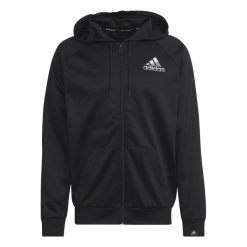 Bluza z logo adidas Aeroready Game and Go Smal. Czarne bluzy męskie Adidas, m, bez wzorów, sportowe, bez ramiączek, bez kaptura. W wyprzedaży za 259.25 zł.