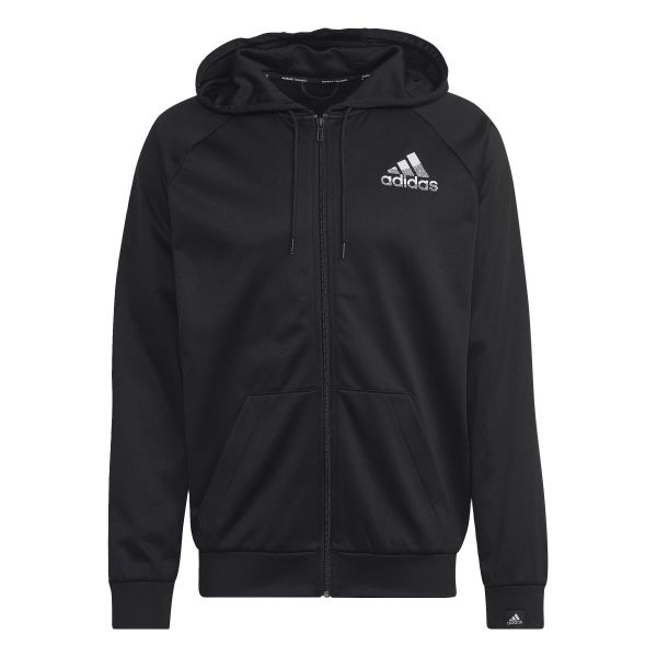 Bluza z logo adidas Aeroready Game and Go Smal. Czarne bluzy męskie Adidas, m, bez wzorów, sportowe, bez ramiączek, bez kaptura. W wyprzedaży za 256.90 zł.