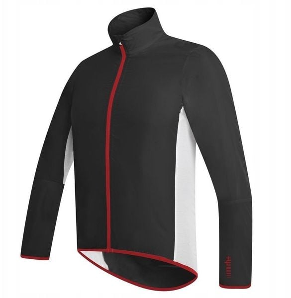 Kurtka męska Zero RH+ Wind Shell black-red - XL (SSCU375). Czarne kurtki męskie m, bez wzorów, bez kaptura. Za 144.17 zł.