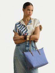 LAUREN RALPH LAUREN Torebka 431916737047 Niebieski. Niebieskie shopperki damskie Lauren Ralph Lauren, bez wzorów, z materiału, bez dodatków. Za 609.99 zł.