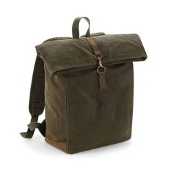 Plecak Heritage Ze Skórzanymi Akcentami. Czarne plecaki męskie QUADRA, bez wzorów, z bawełny. Za 194.99 zł.