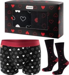 Soxo 2 pak Bokserki i skarpetki SOXO na prezent dla Niego bawełniane L. Bokserki męskie Soxo, bez wzorów, z bawełny. Za 59.99 zł.
