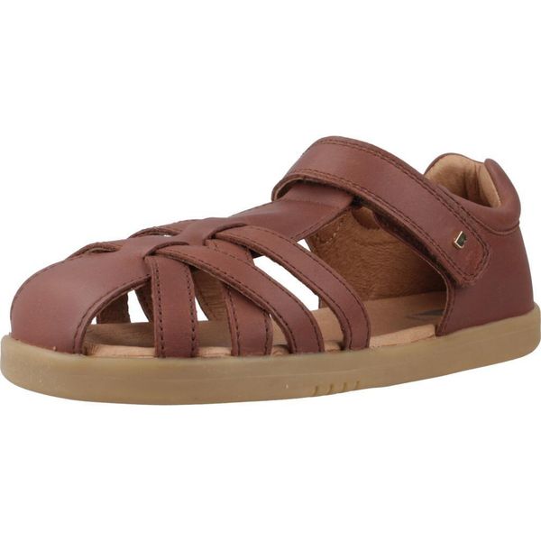 Sandały BOBUX CROSS JUMP Brązowy. Brązowe sandały damskie BOBUX, bez wzorów, ze skóry, bez obcasa, bez zapięcia. Za 274.99 zł.