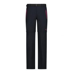 Spodnie damskie turystyczne CMP 3T51446. Czarne spodnie materiałowe damskie CMP, na lato, bez wzorów, sportowe, trekkingowe. Za 266.00 zł.