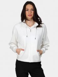 Sweter Damski Luhta Erikas. Białe swetry nierozpinane damskie Luhta, m, bez wzorów, z elastanu, bez kołnierzyka, bez ramiączek. Za 369.00 zł.