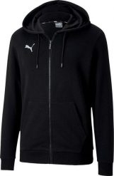 Puma Bluza męska Puma teamGOAL 23 Causals Hooded Jacked czarna 656708 03 S. Czarne bluzy męskie Puma, m, bez wzorów, bez kaptura. Za 200.88 zł.